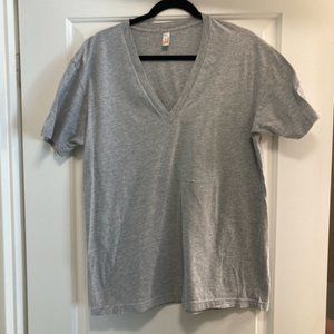 American Apparel deep V-neck tee unisex XL
